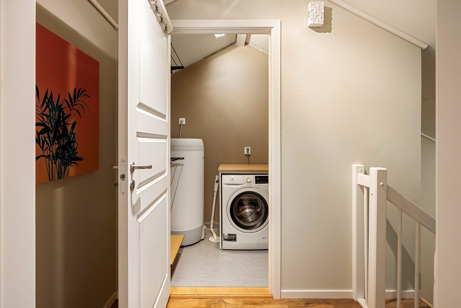 Svært praktisk med eget vaskerom i egen leilighet. Galleribilde