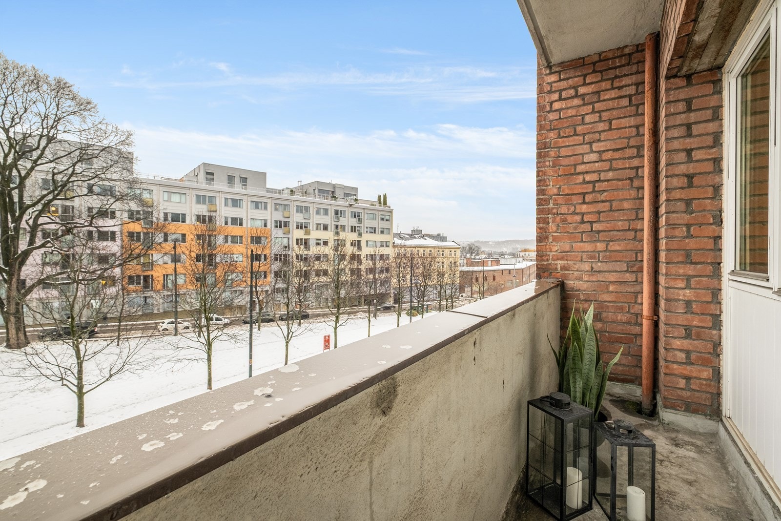 Østvendt balkong på ca. 4 kvm. Galleribilde