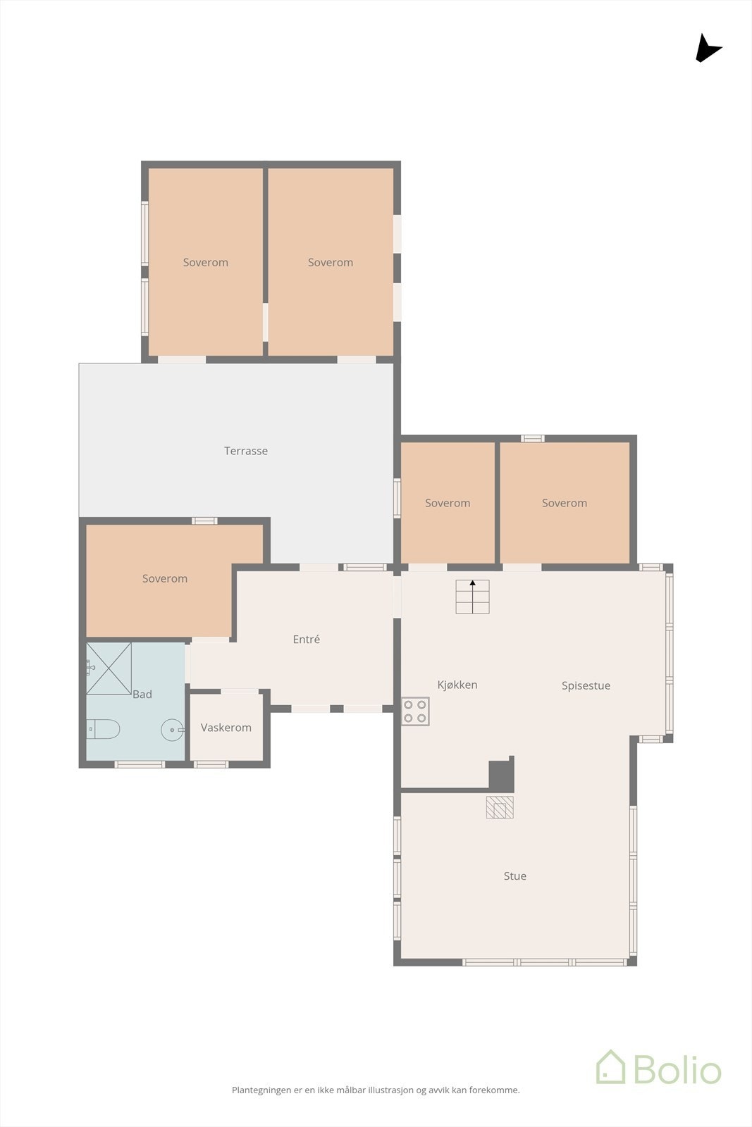 Plantegning Galleribilde