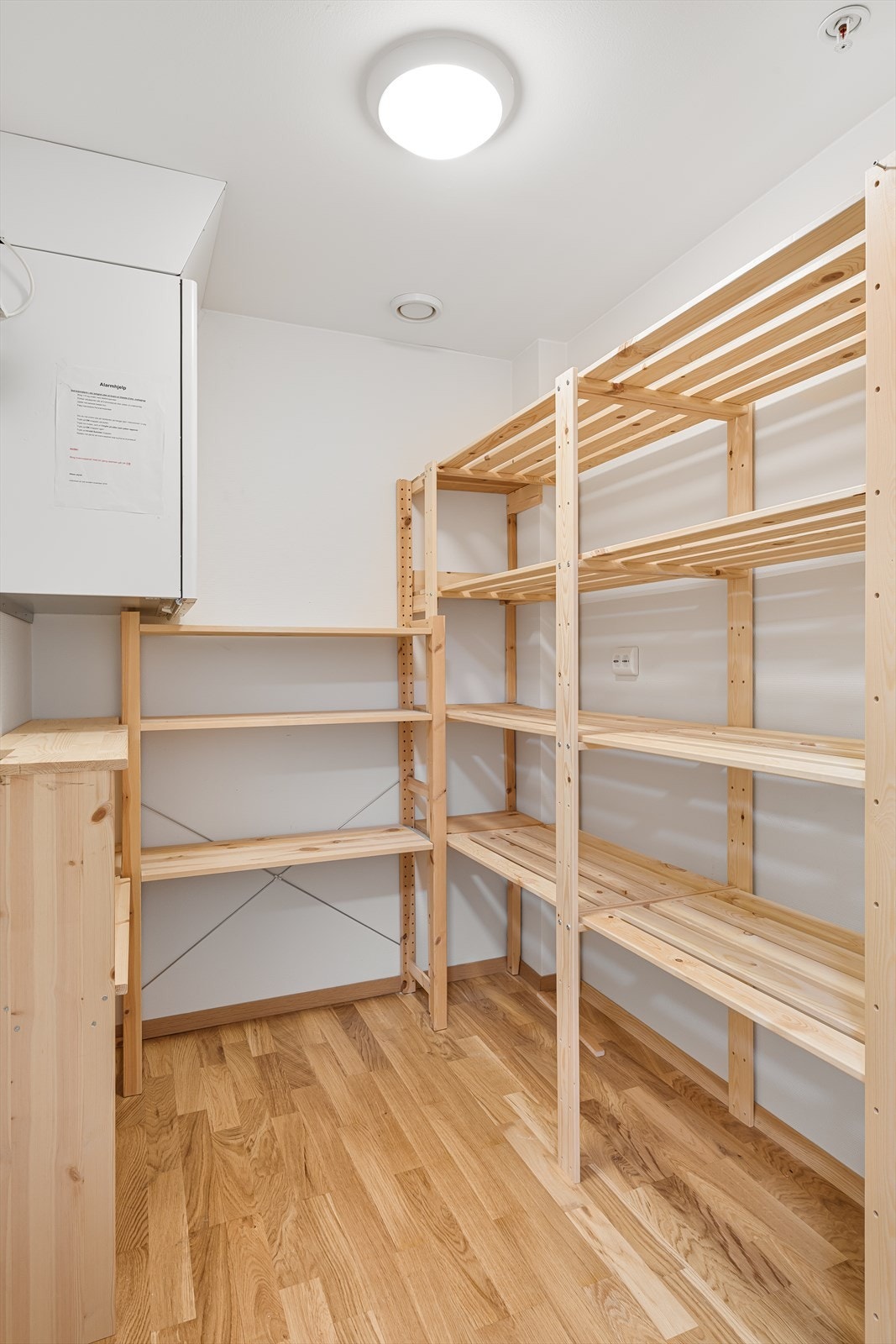 Bod med hyllesystem Galleribilde