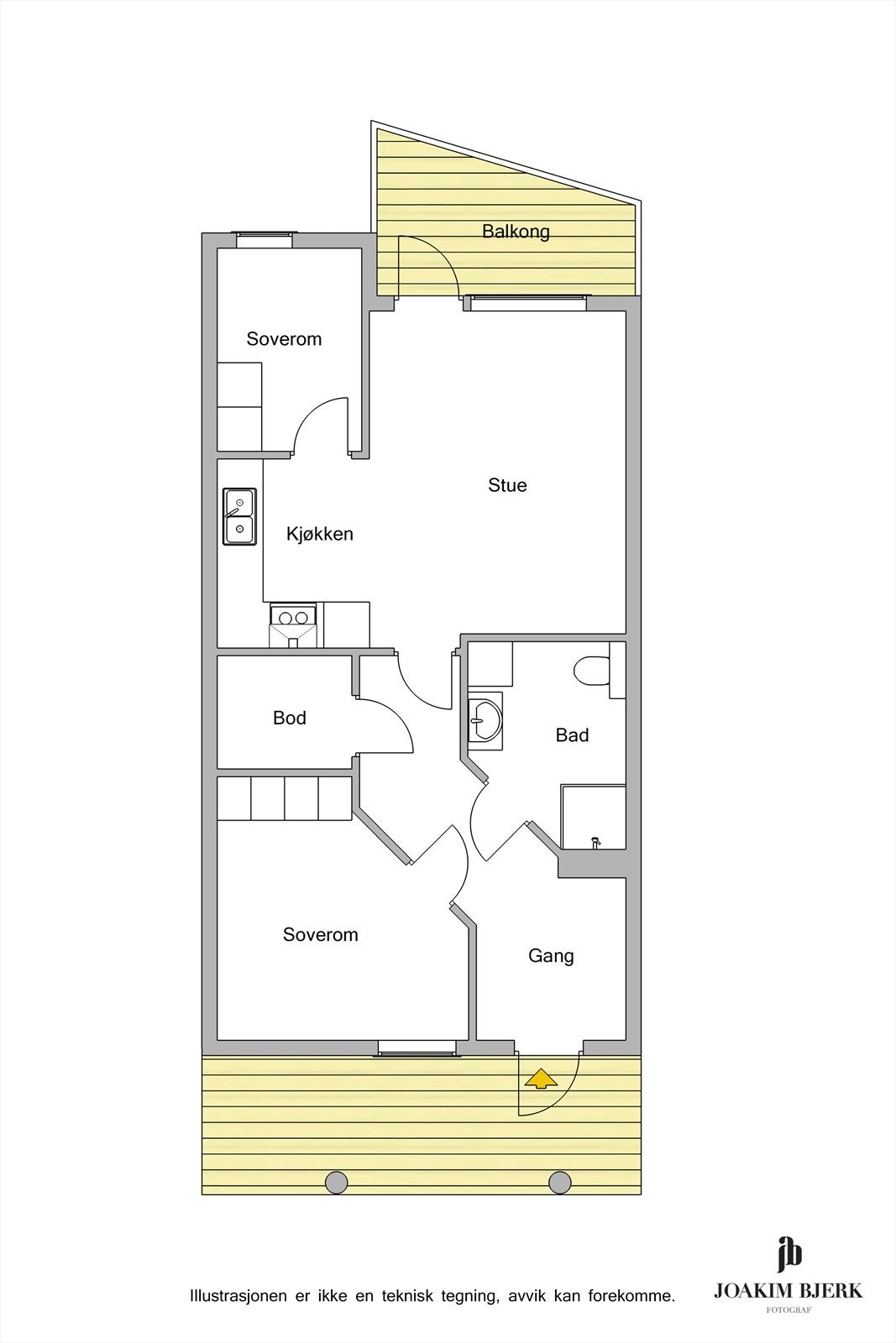 Plantegning Galleribilde