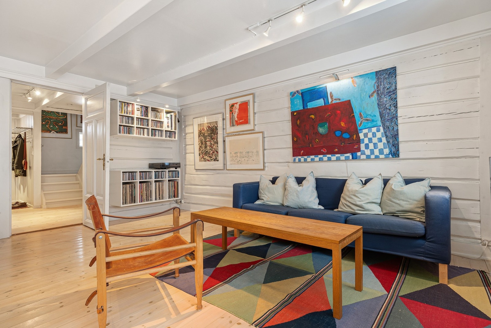 En herlig dagligstue med klassisk sjarm Galleribilde