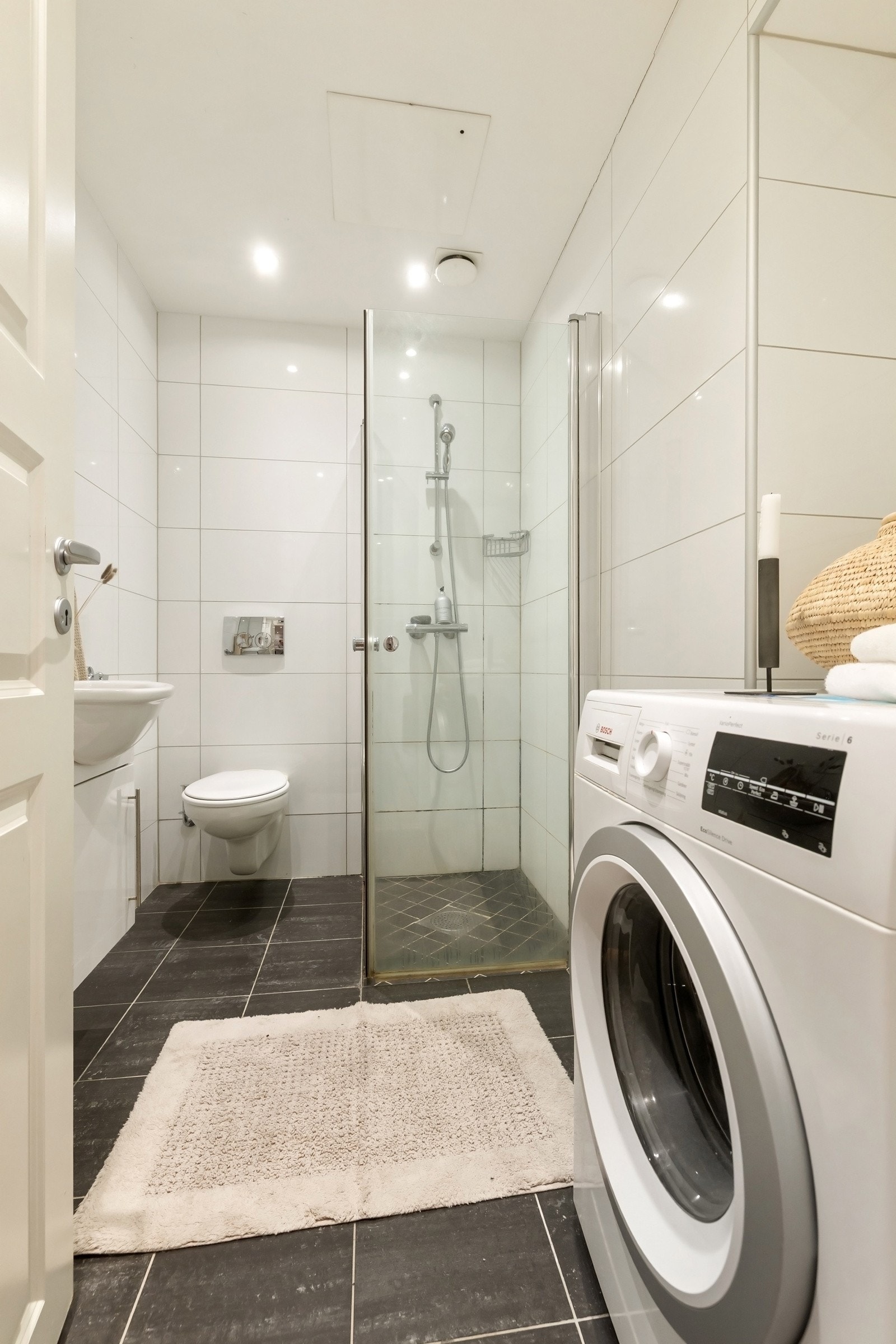 Det er videre opplegg for vaskemaskin. Galleribilde