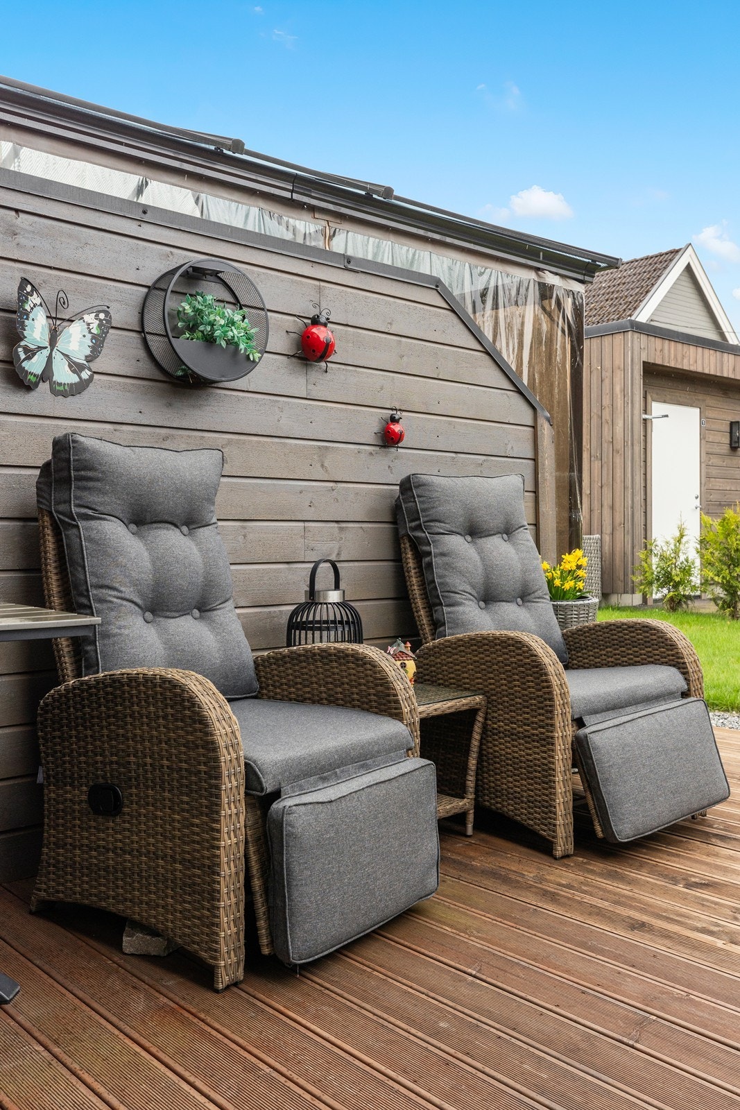 Trivelig terrasse i 1. etasje. Galleribilde