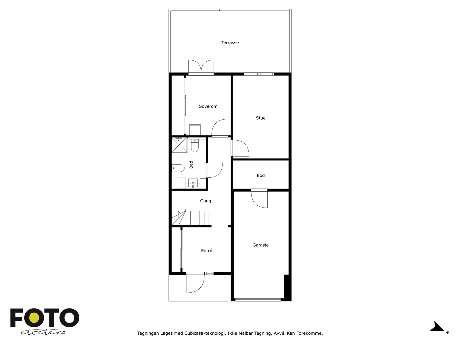 Plantegning 1. etasje. Galleribilde