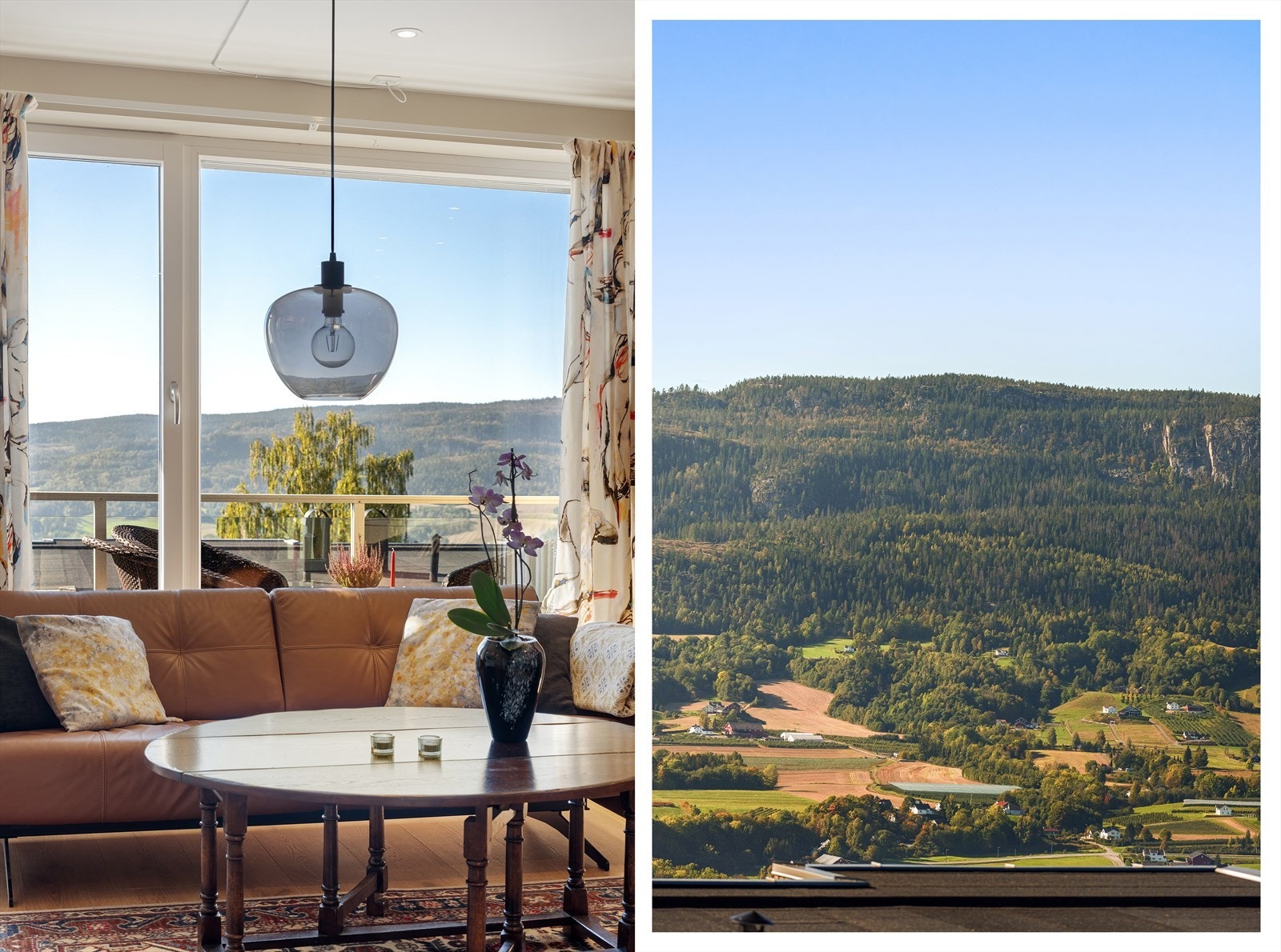 Utsikt mot Lierdalen. Galleribilde