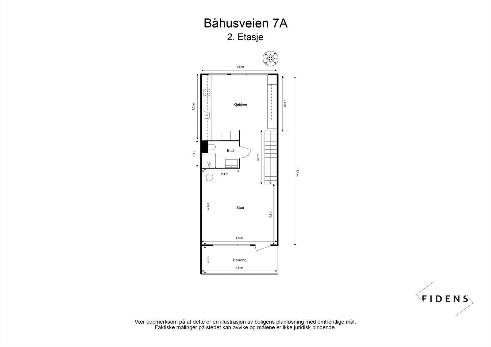 Plantegning 2. etasje. Galleribilde