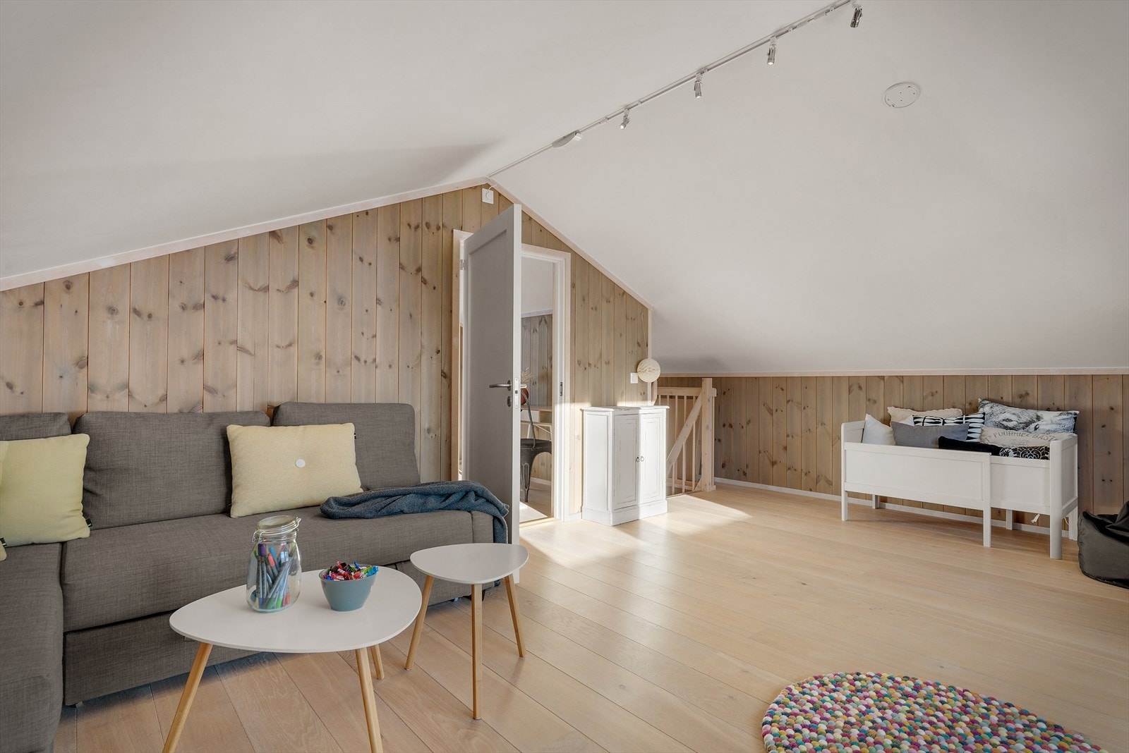 Her har de minste i hjemmet mulighet til å trekke seg tilbake for å drive med sine interesser Galleribilde