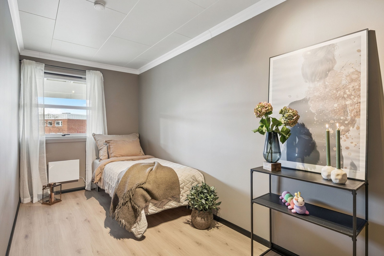 Soverom 3 blir i dag benyttet som gjesterom. Galleribilde