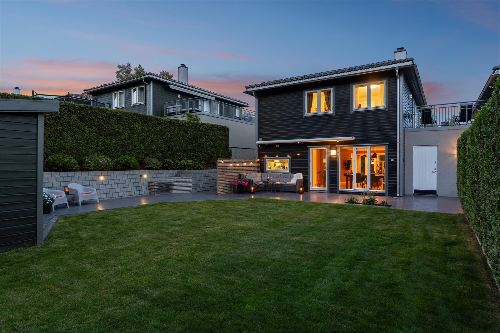 Uteområde kan fint inndeles i flere soner. Galleribilde