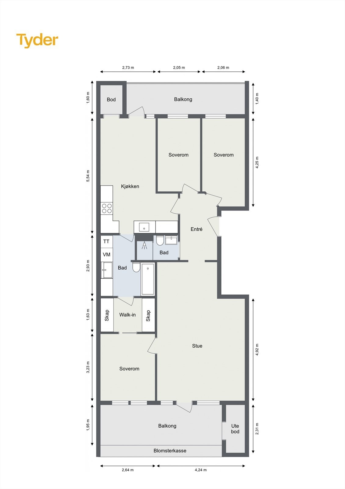 Plantegning Galleribilde