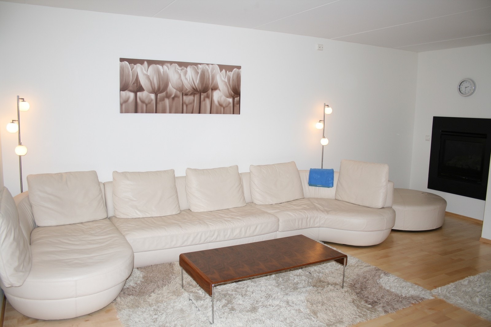 Stue med gasspeis Galleribilde