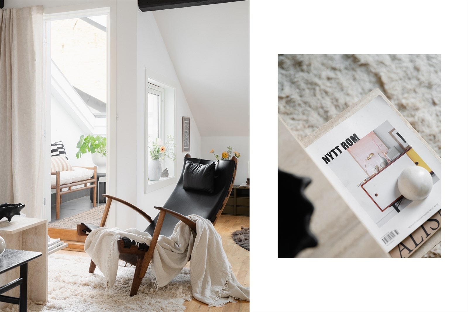 Takhøyden i leiligheten er målt til 3,28 meter på det høyeste, og gulvarealet i leiligheten er målt til 55 m2. Galleribilde