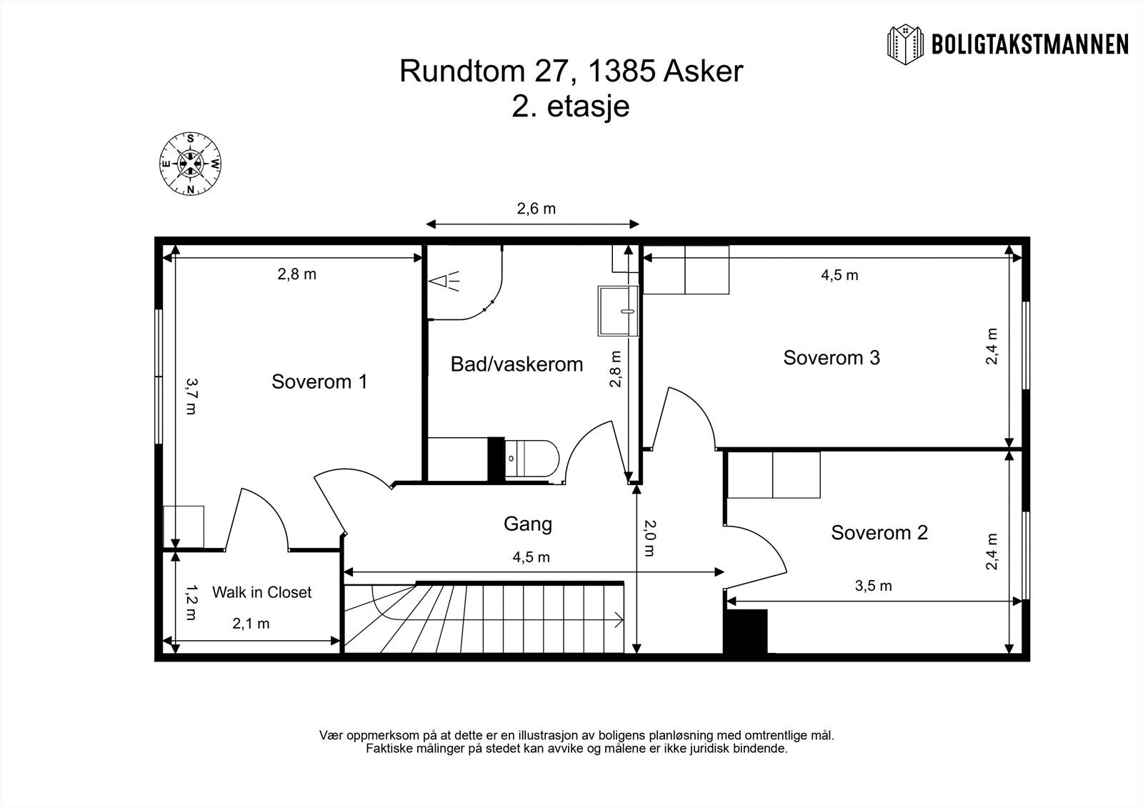 Plantegning 2. etasje. Galleribilde