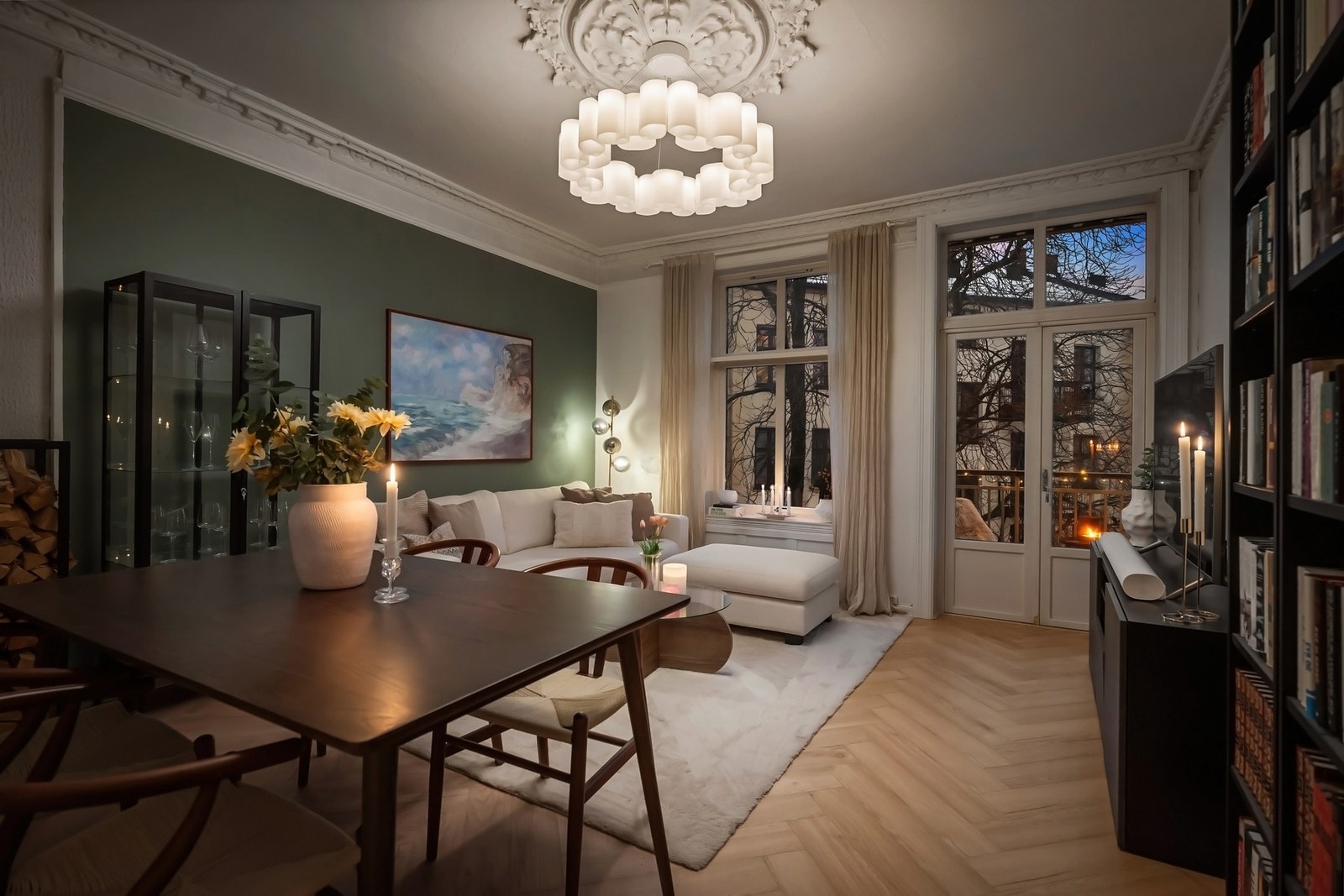 Kveldsstemning. Galleribilde