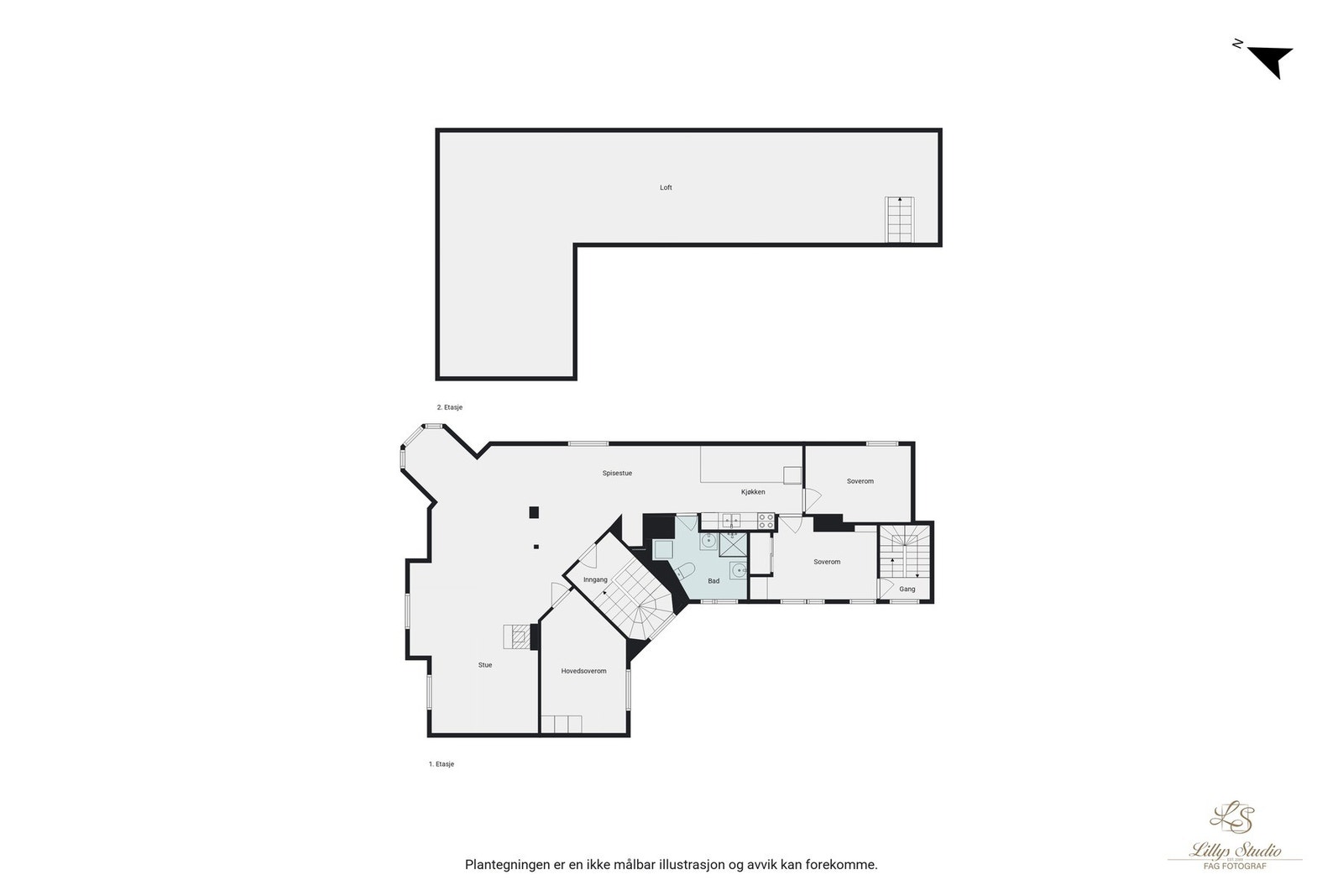 Plantegning. Galleribilde