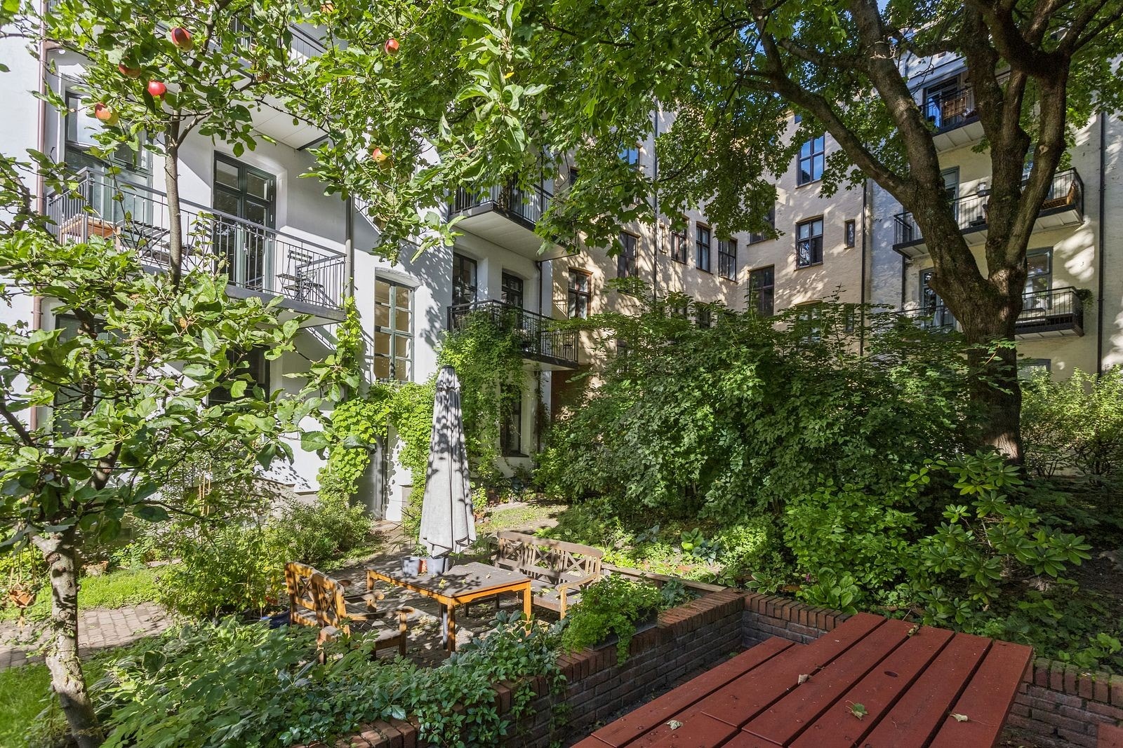 En av Grünerløkkas hyggeligste bakgårder. Galleribilde