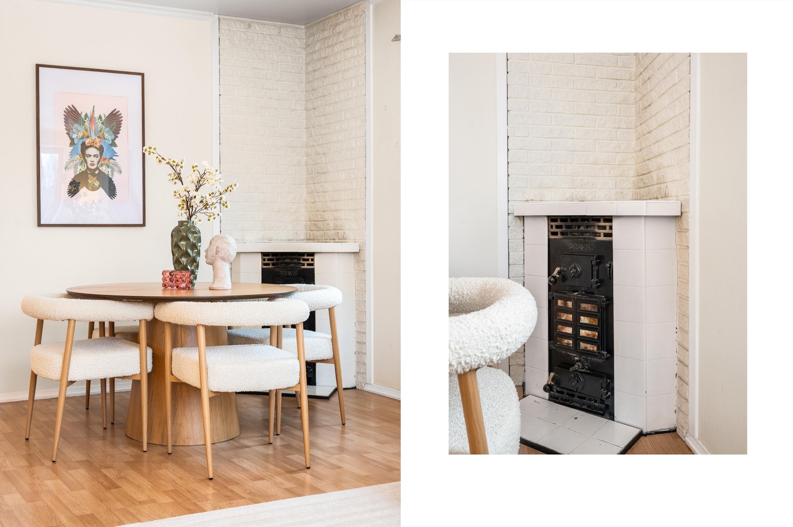 Vedkaminen bidrar med både varme og en lun stemning på kjølige dager. Galleribilde