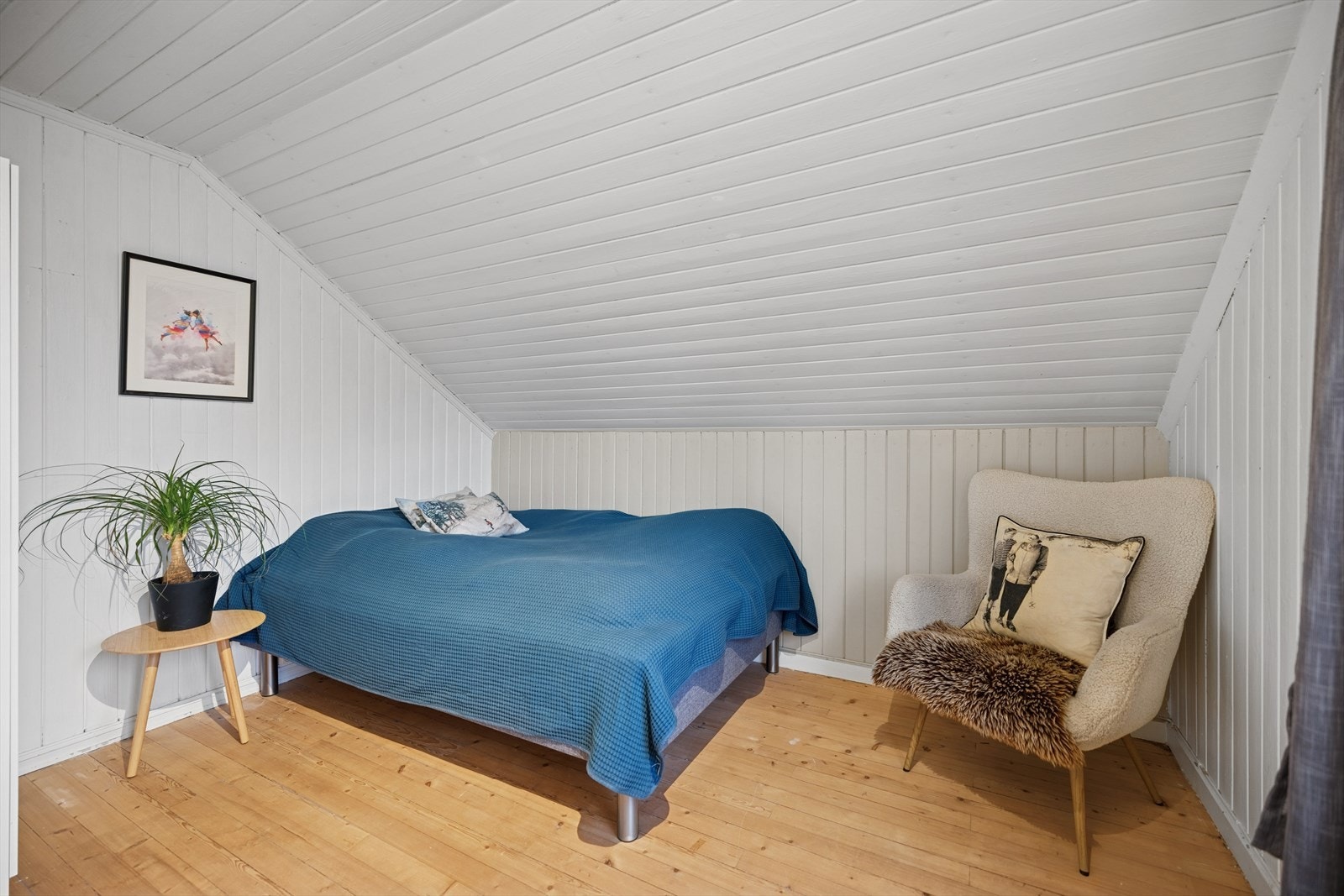 Et av soverommene, ideelt som barnerom eller gjesterom. Galleribilde