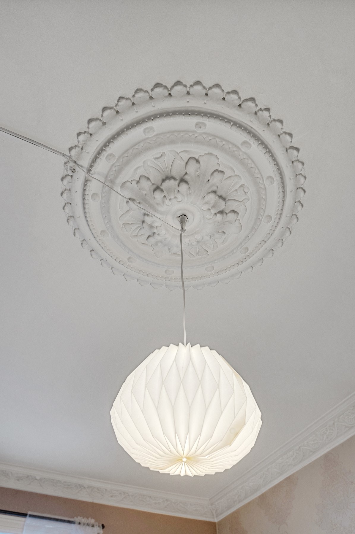 Lekre detaljer med rosett i taket! Galleribilde