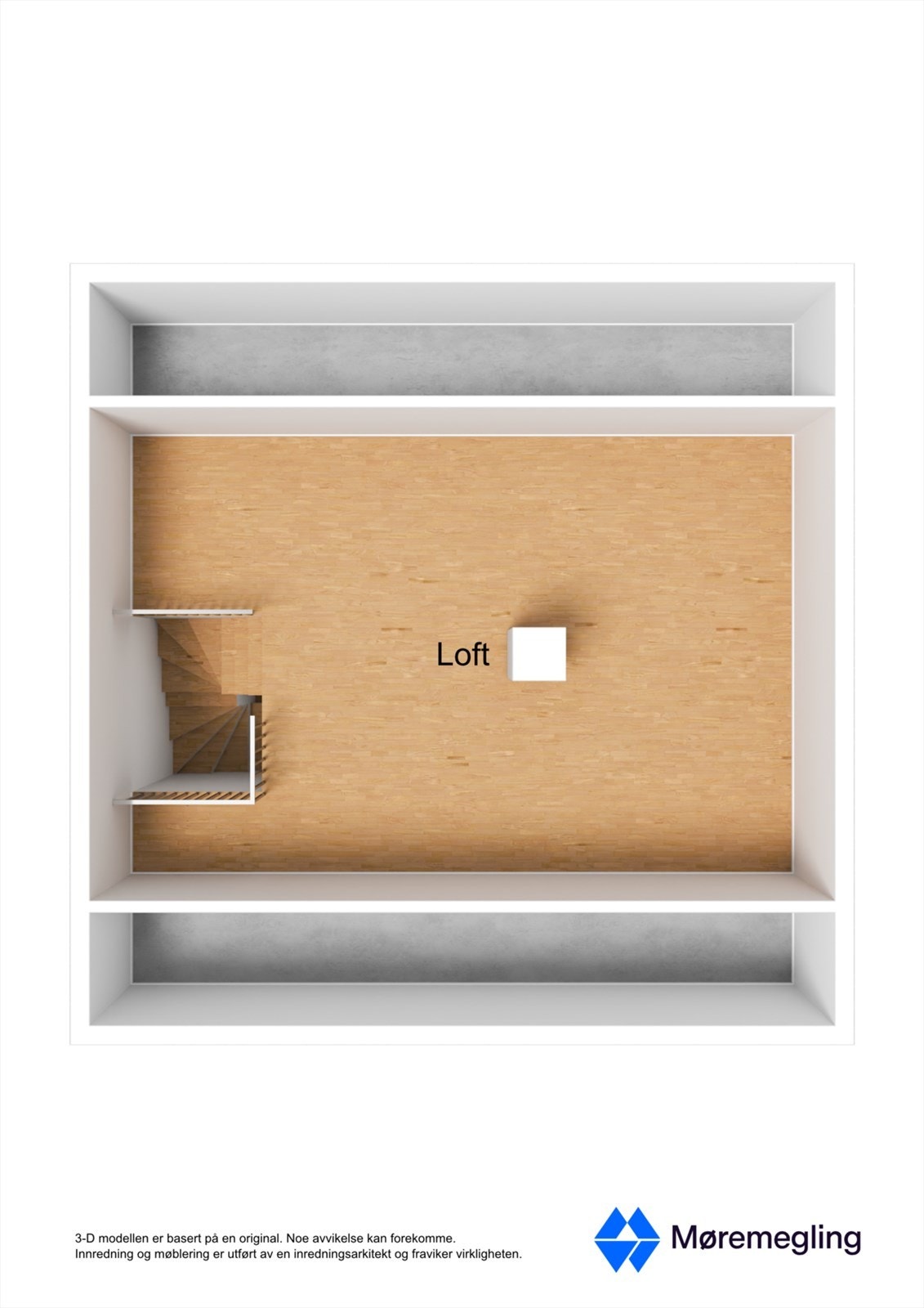 Uinnredet loft Galleribilde