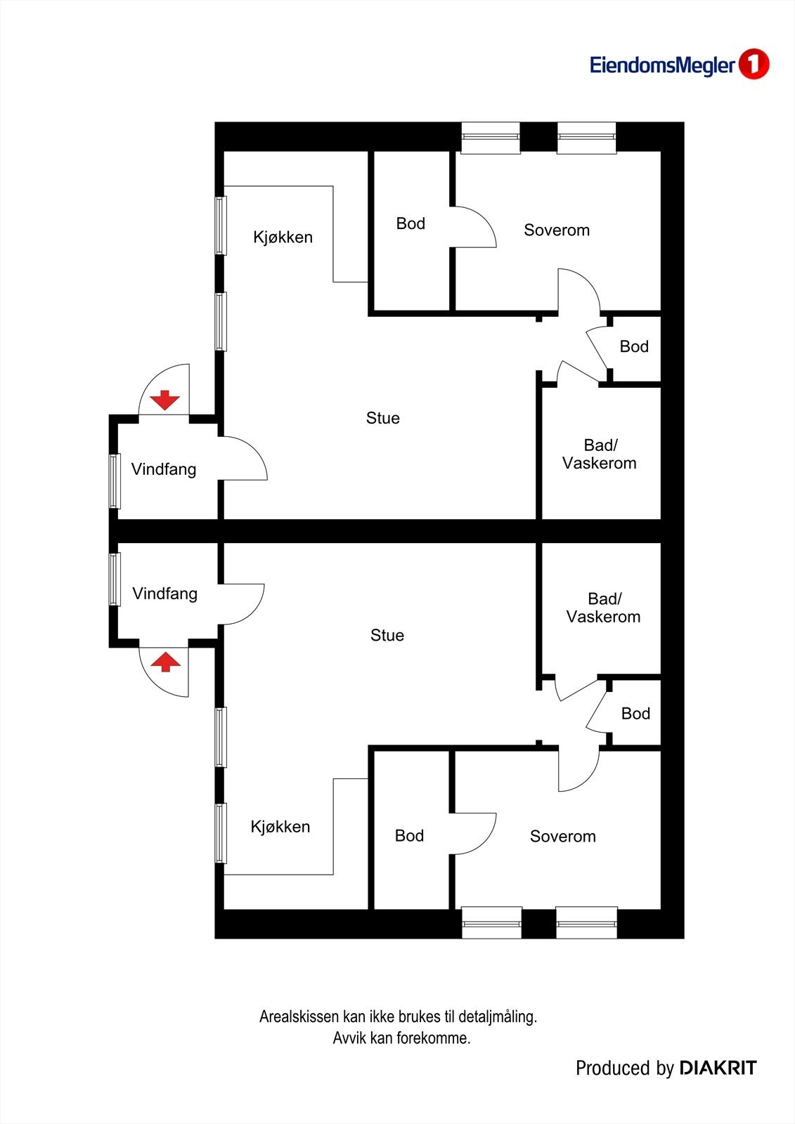 Plantegning underetasje. Galleribilde