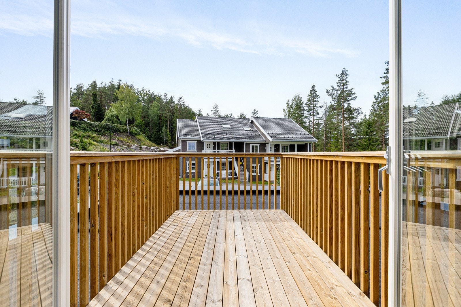 Terrassen er ca. 7 kvm Galleribilde