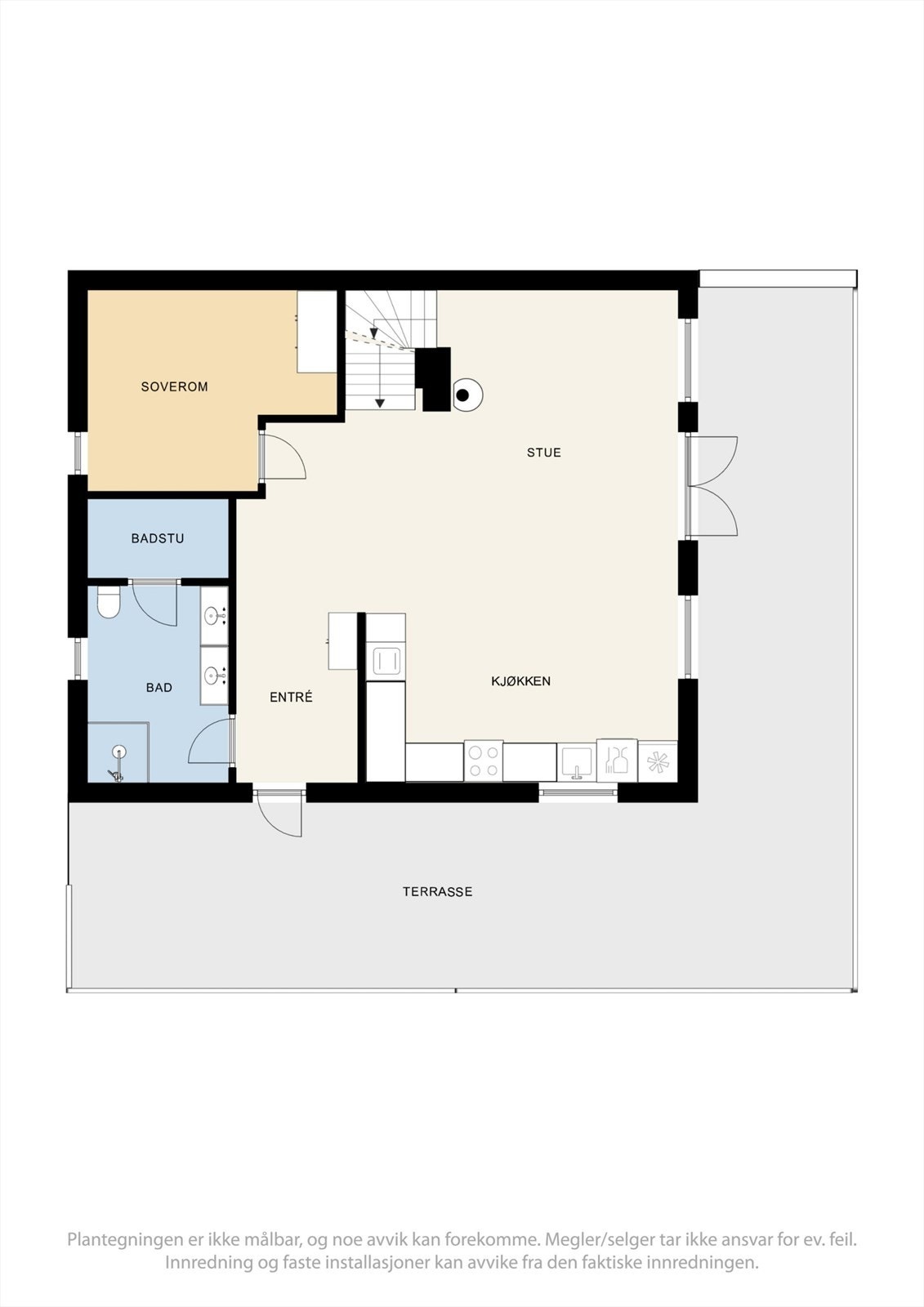 Plantegninger 1. etg Galleribilde