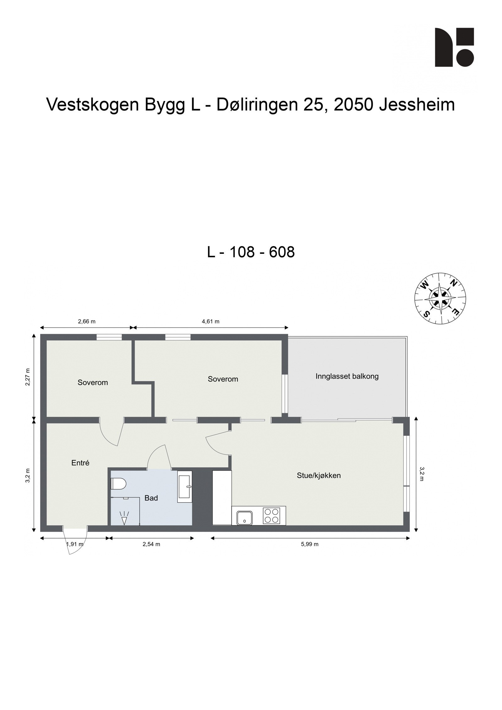 Plantegning - L508 Galleribilde
