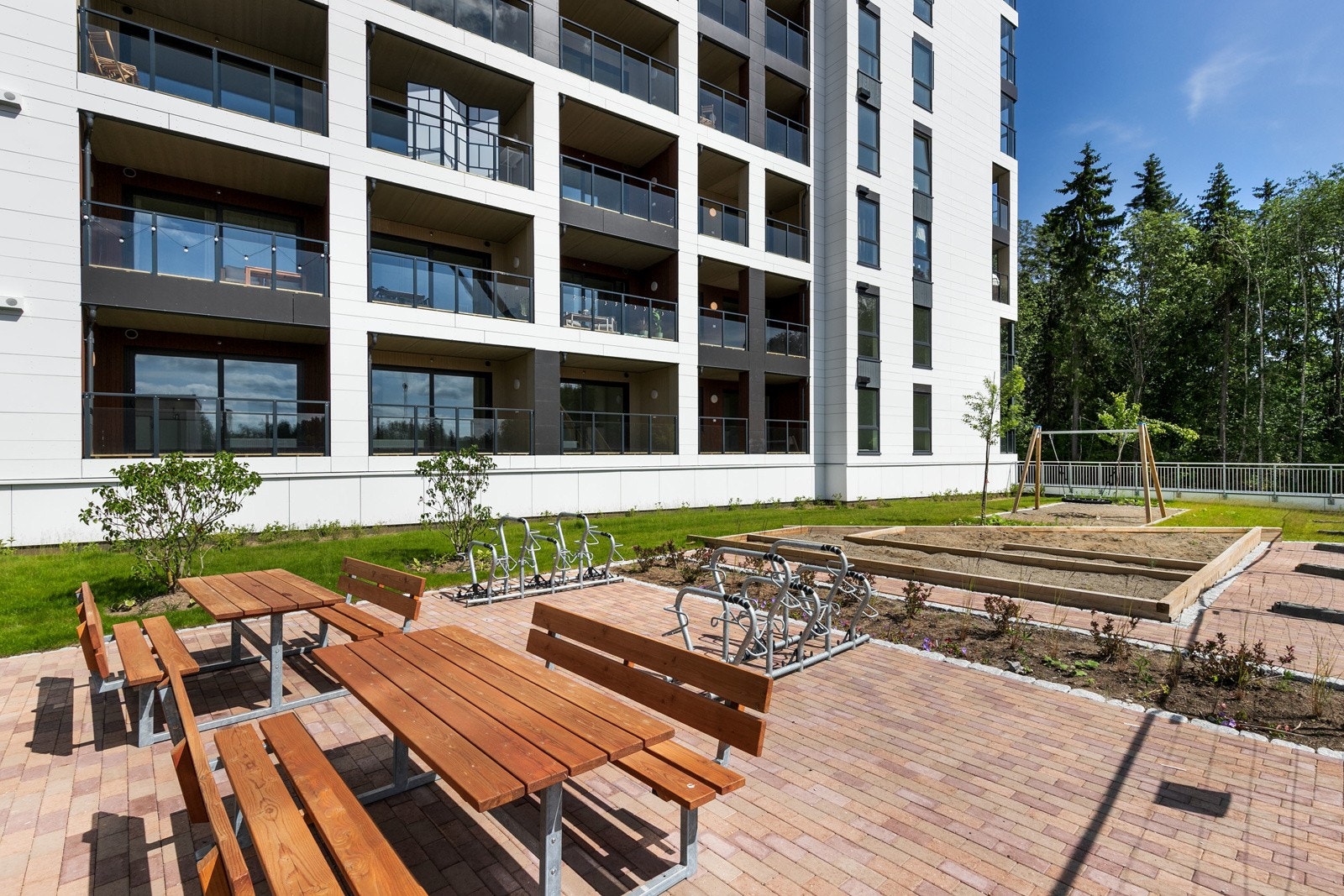 Pent opparbeidet fellesareal til sameiets beboere Galleribilde