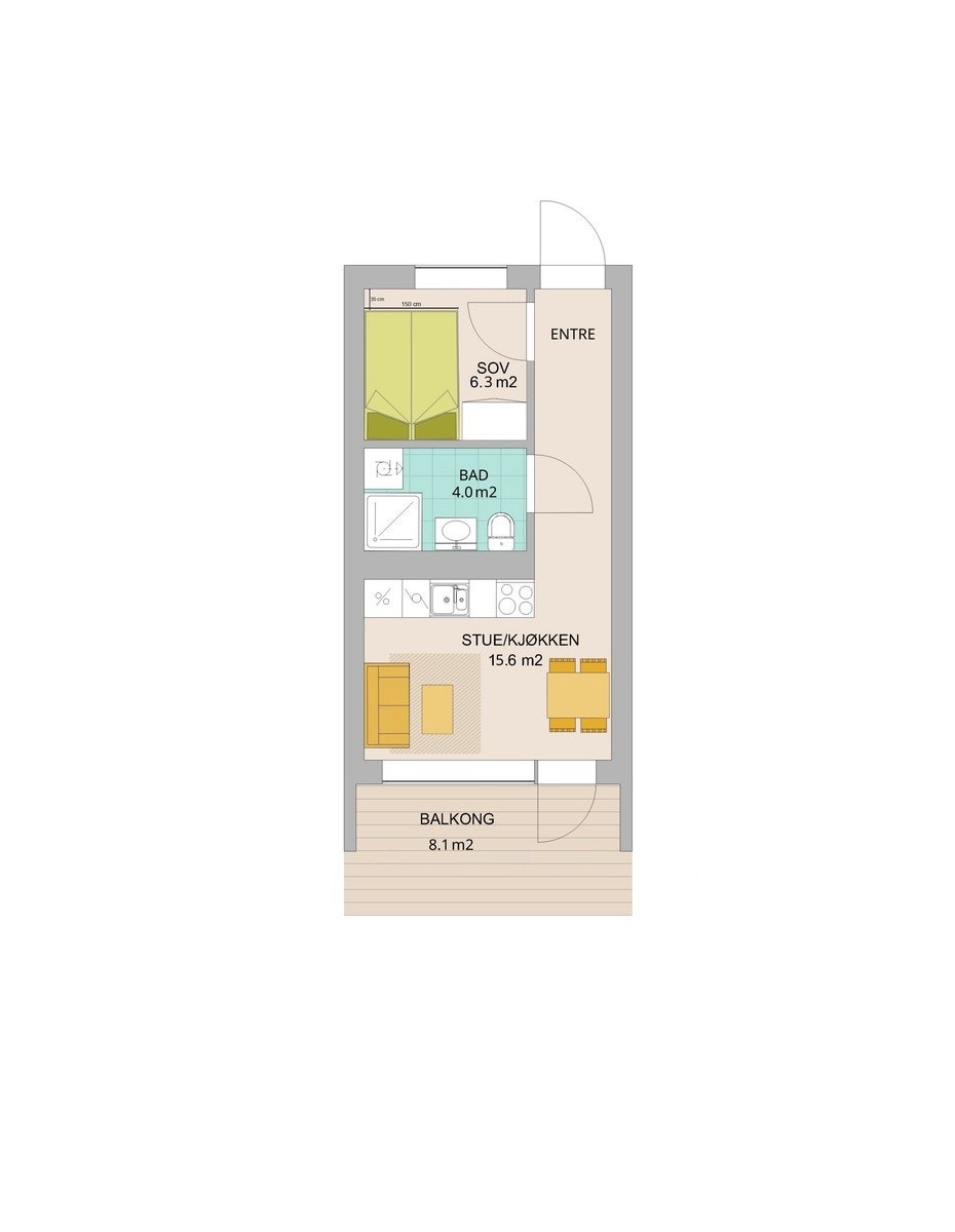 Plantegning (avvik kan forekomme) Galleribilde