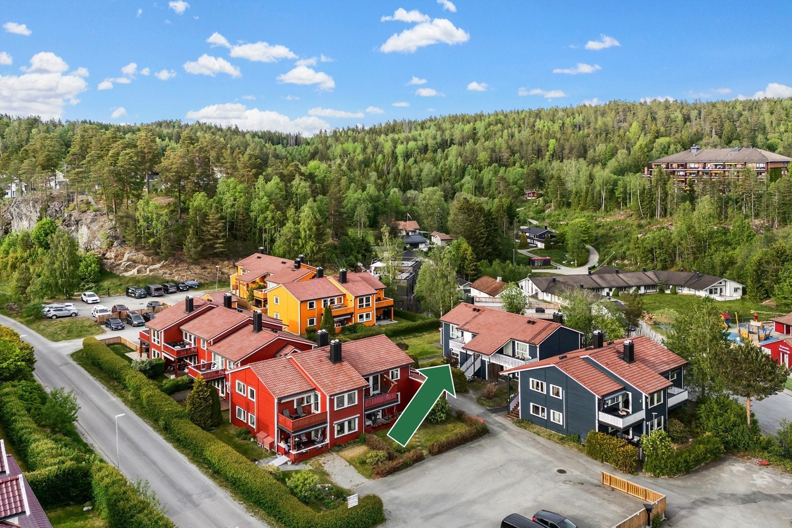 Marka rett ved boligen Galleribilde