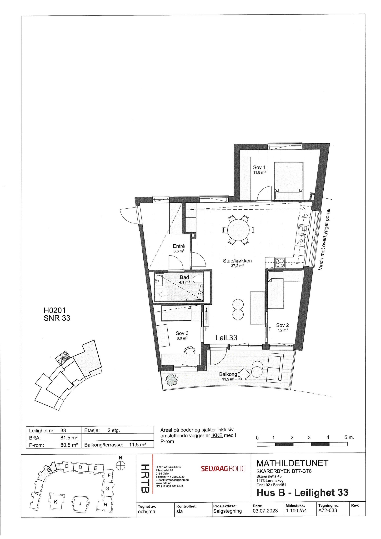 Plantegning Galleribilde