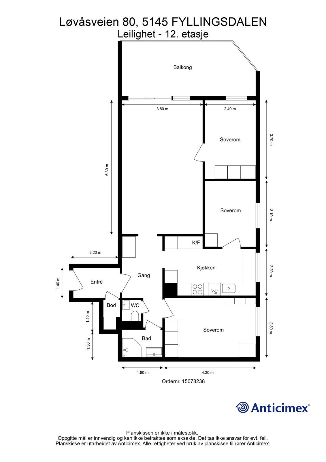 Plantegning Galleribilde