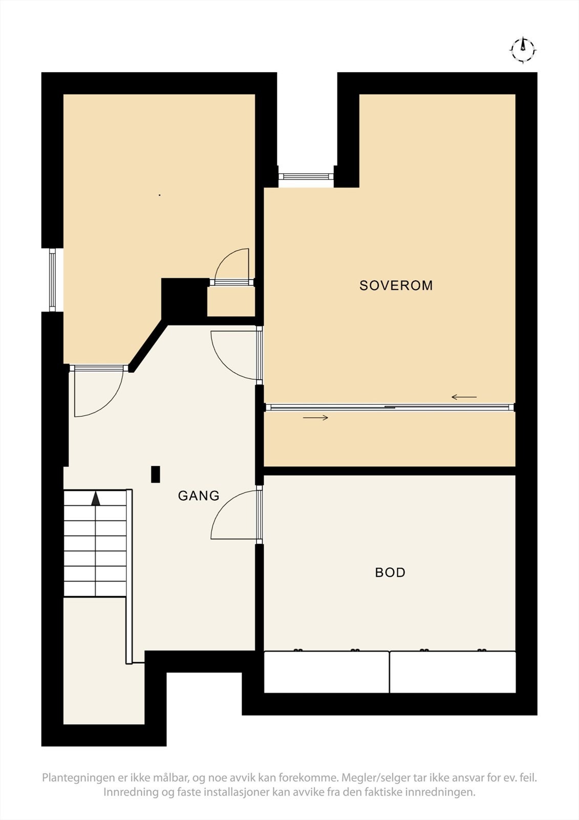 Plantegning loft Galleribilde