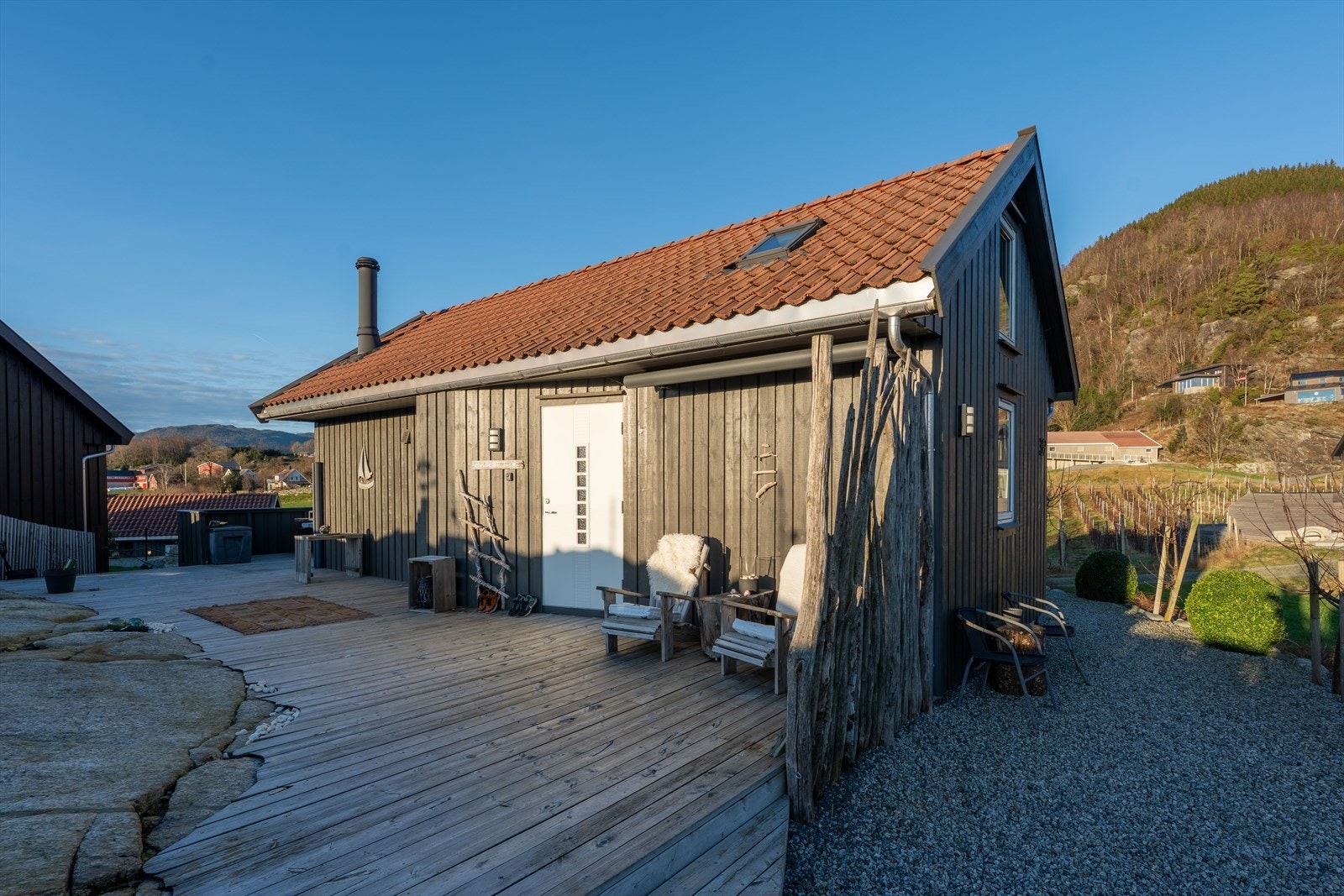 Flott opparbeidet uteområde Galleribilde