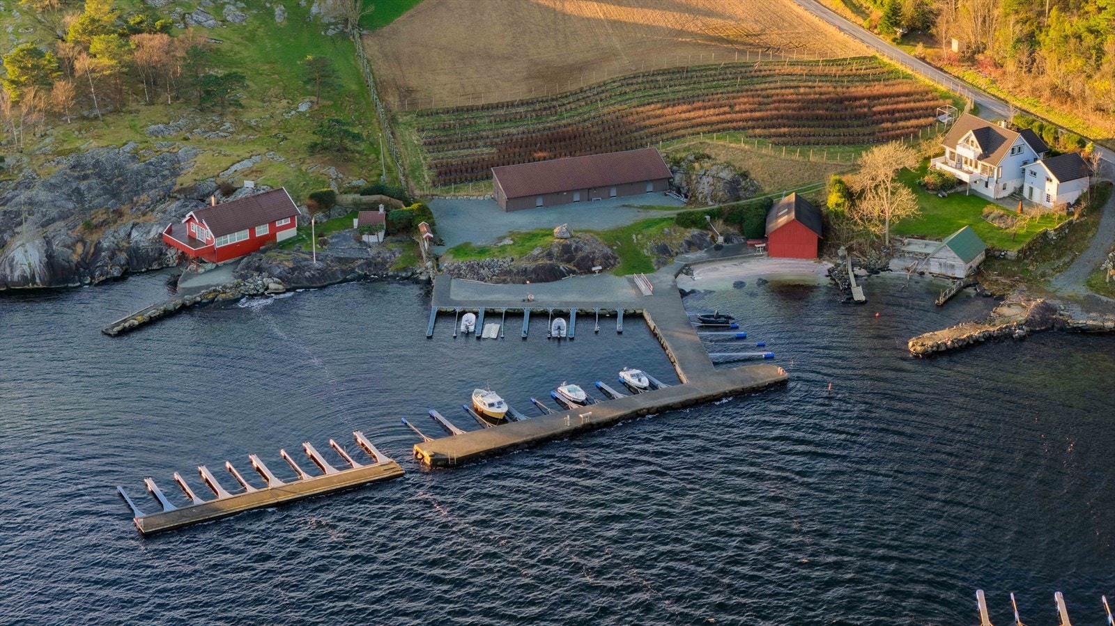 Båtplass og naustbod kan leies Galleribilde