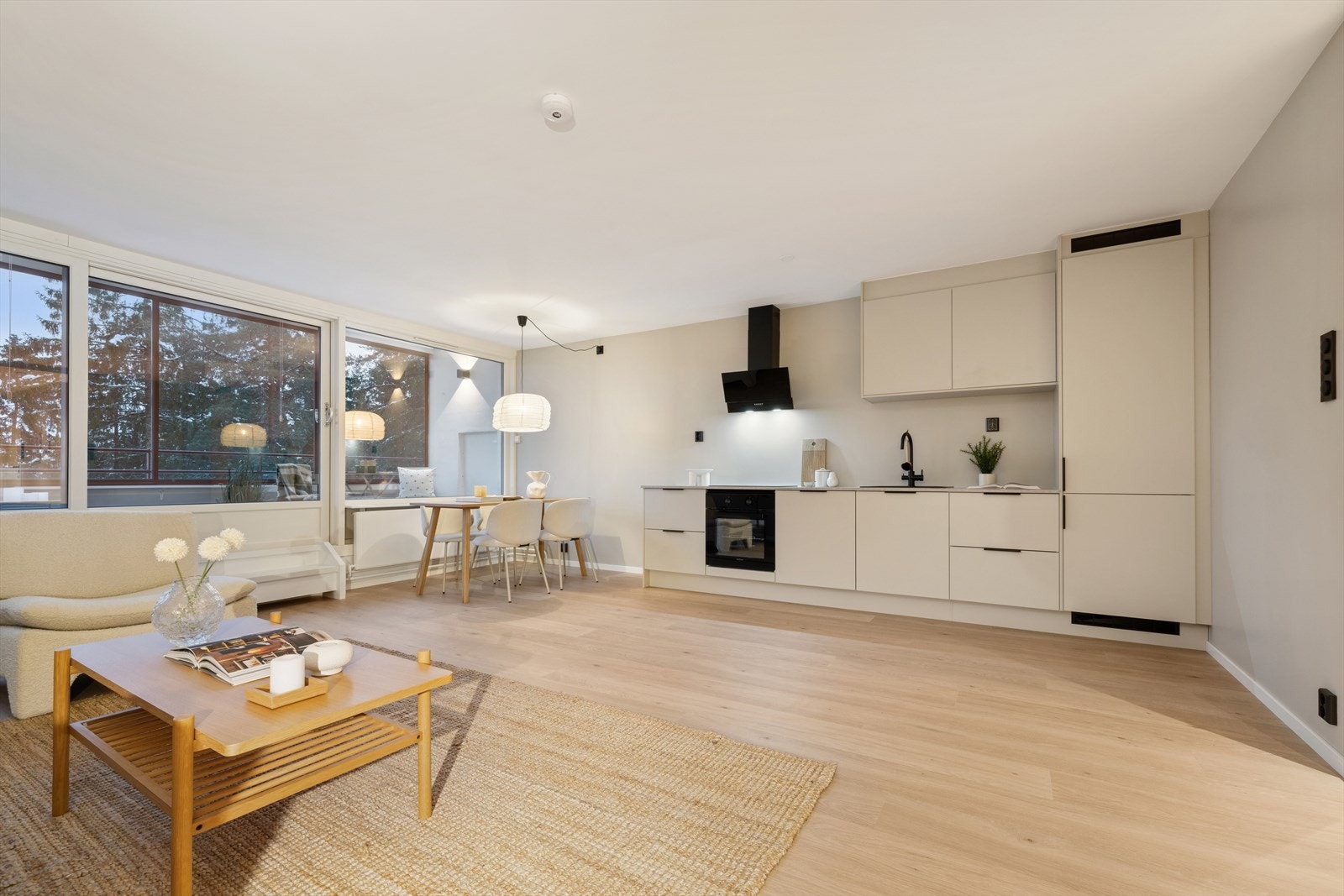 Boligen har en lys og tidløs fremtoning. Galleribilde