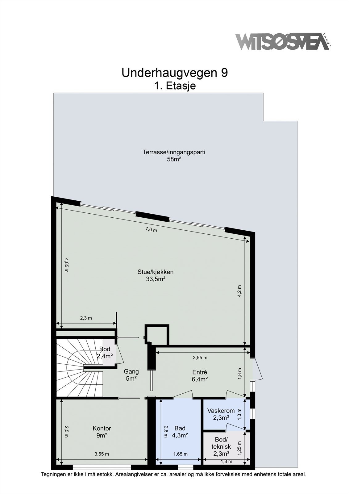 Planskisse. Galleribilde