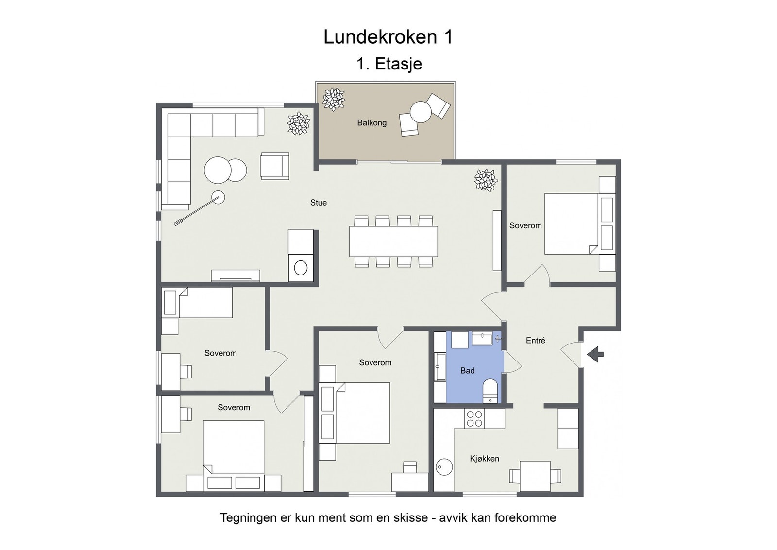 Plantegning. Galleribilde