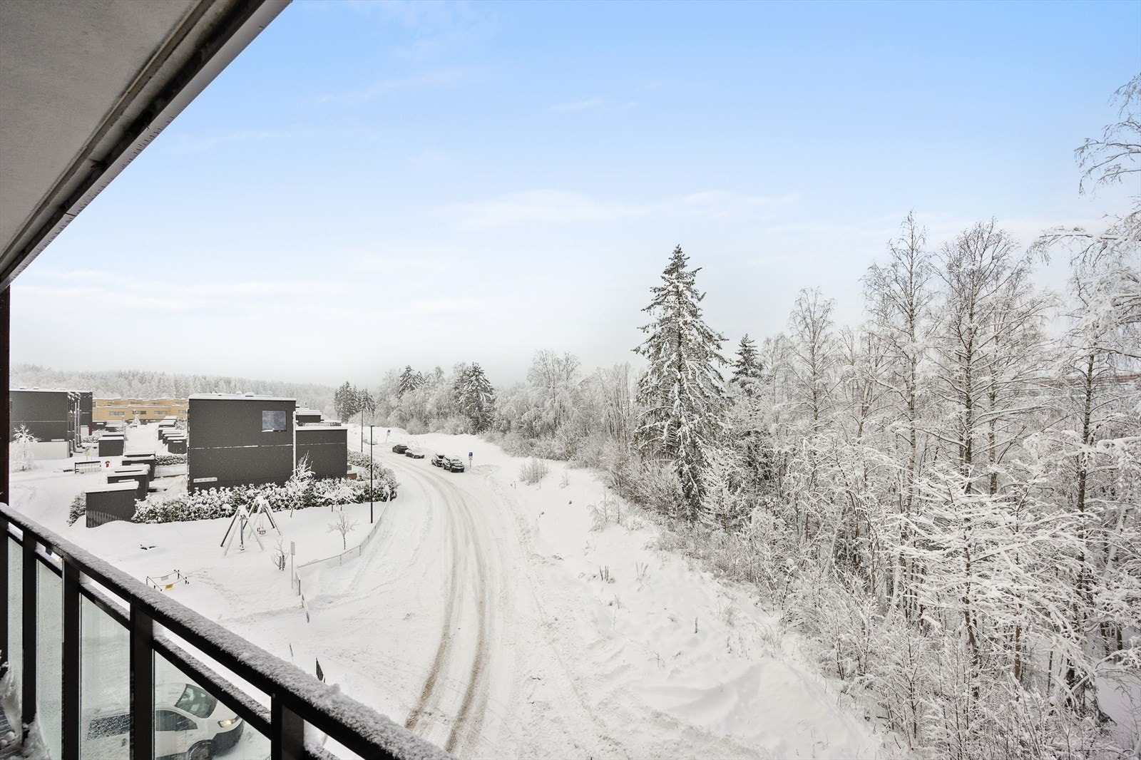 Fra leiligheten har du en rolig beliggenhet med nærhet til turområdene i Bråteskogen Galleribilde