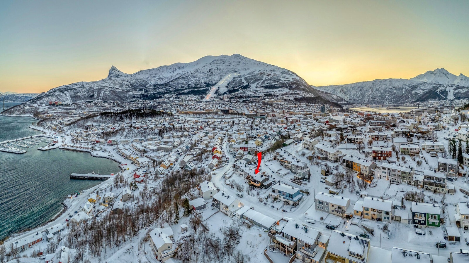 Gangavstand til barneskole, barnehage, idrettshall/svømmehall mm. Galleribilde