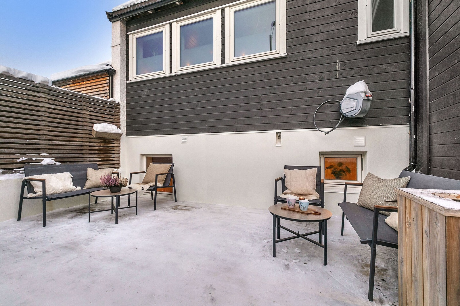 Avskjermet uteområde Galleribilde