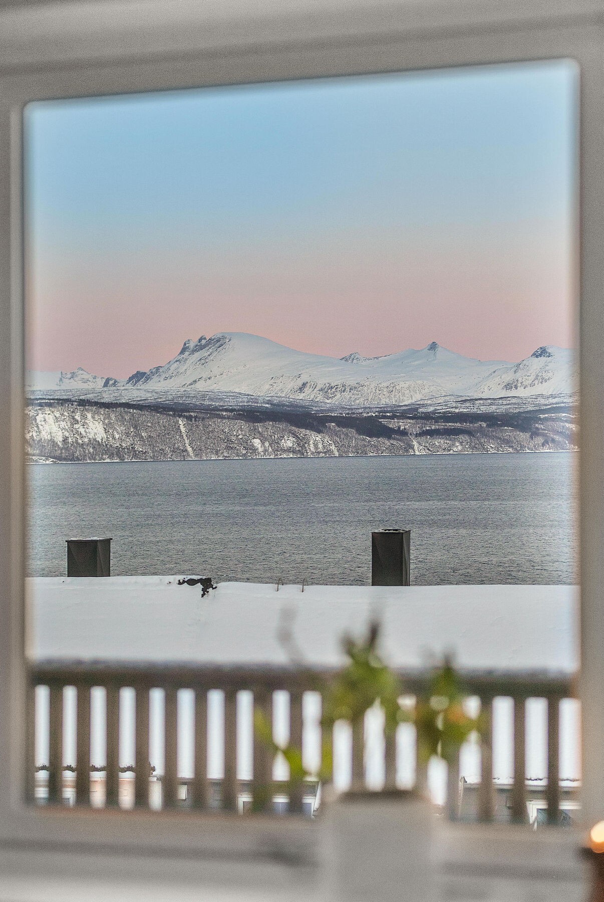 Vakker utsikt fra stuen Galleribilde
