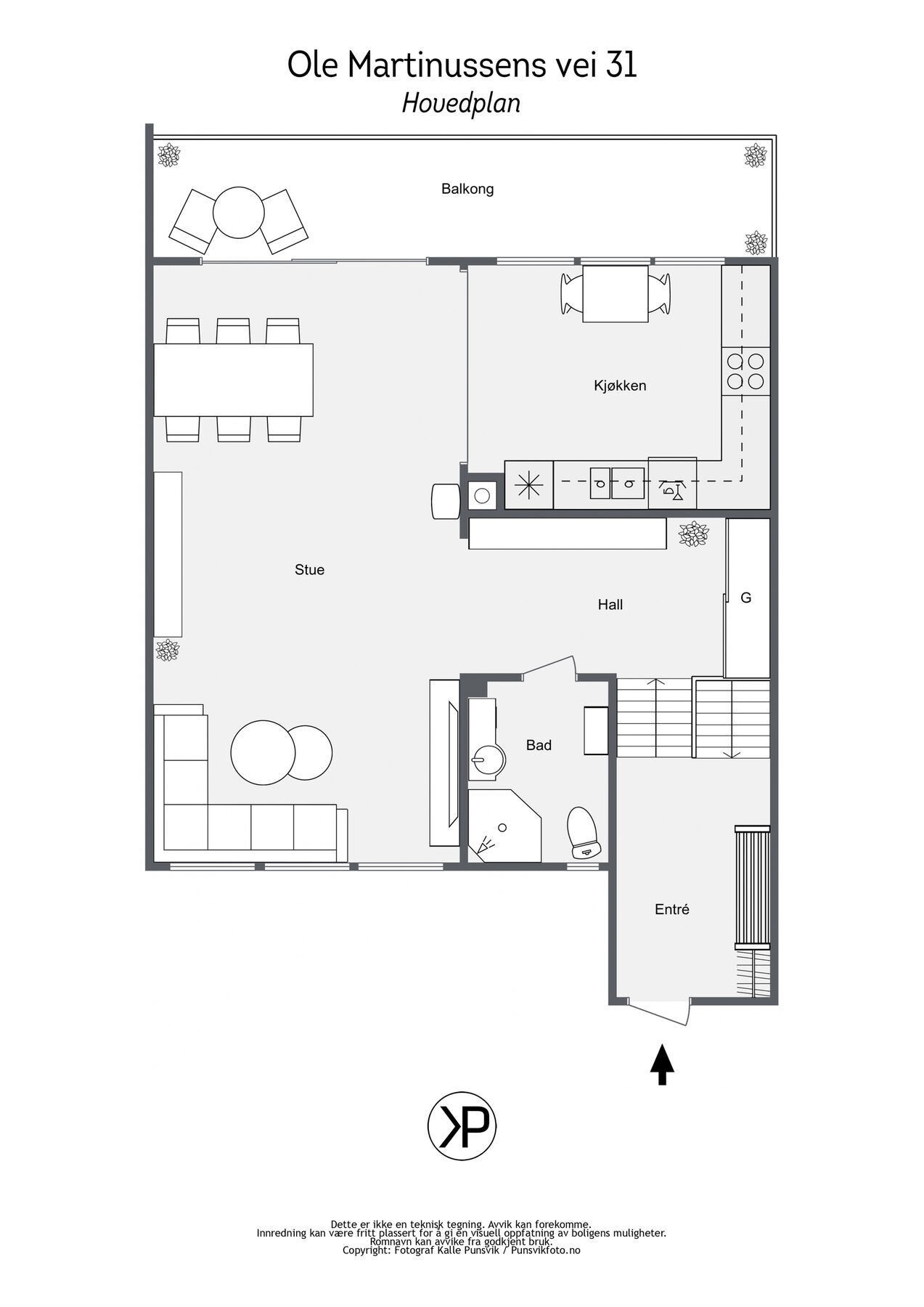 Plantegning - Hovedplan Galleribilde