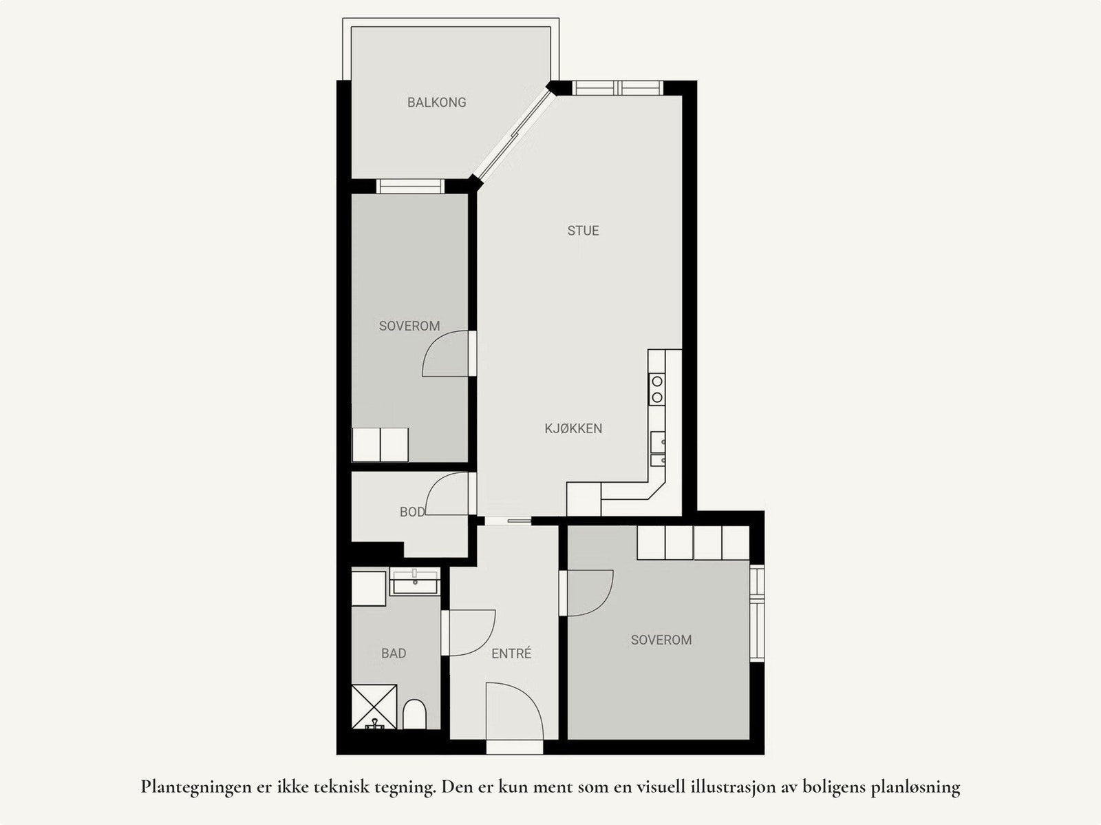Plantegning. Galleribilde