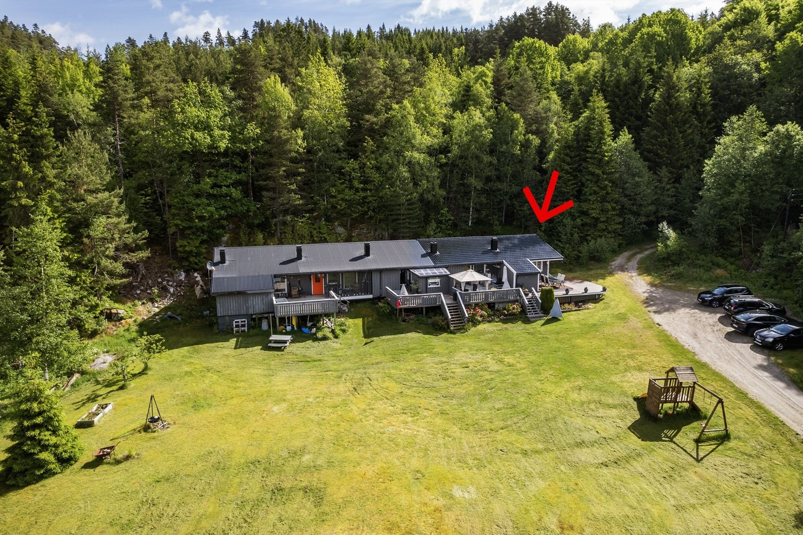 Velkommen til Lygnaveien 1917 - oversikt hele rekken Galleribilde