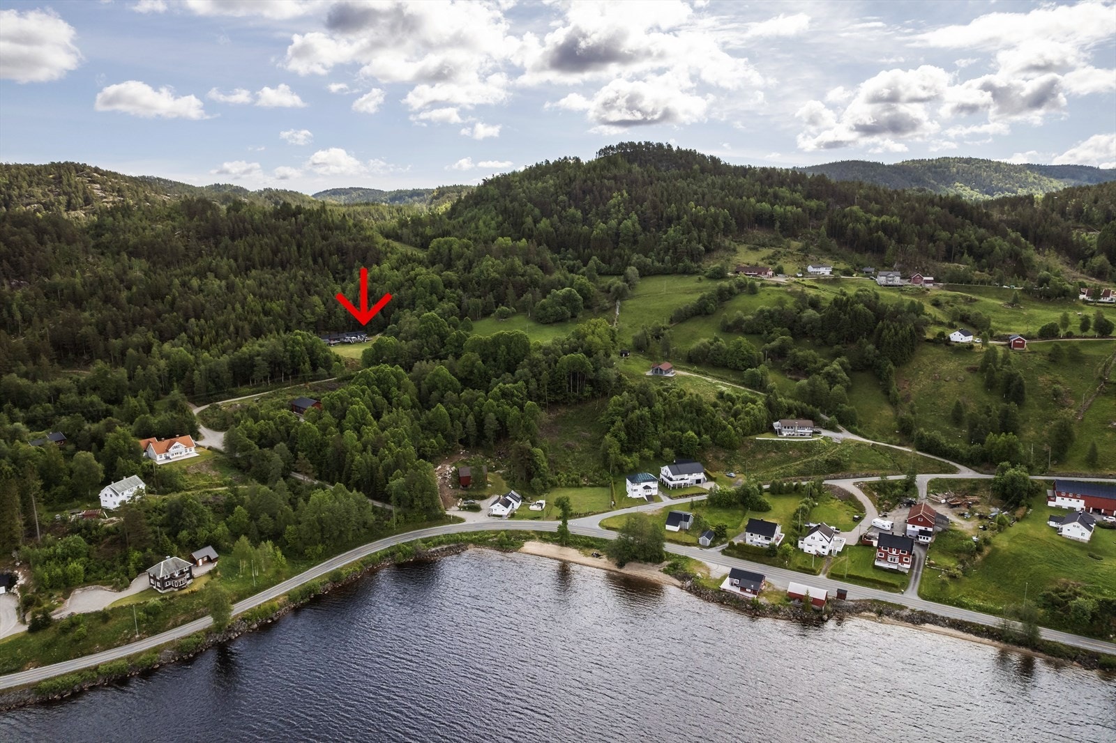 Velkommen til Lygnaveien 1917 - landlig og fritt område rundt Galleribilde