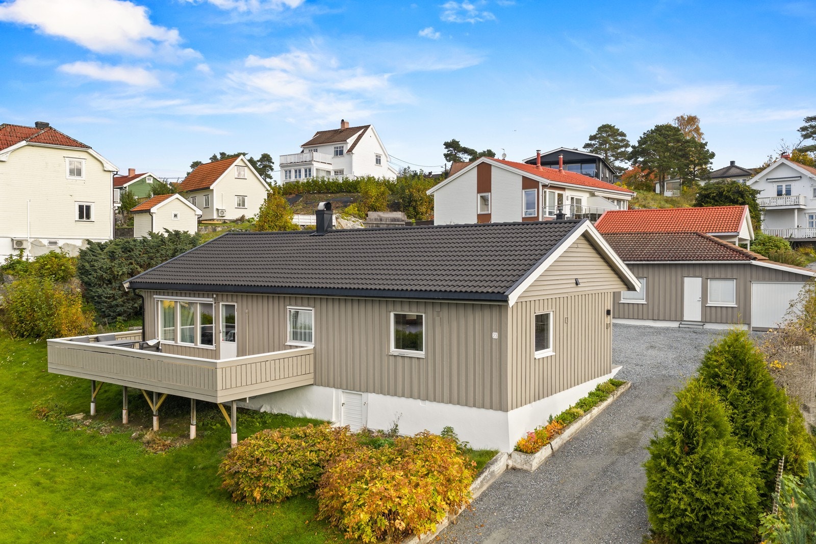 Velkommen til Hjortsbergveien 23! Foto: FOTOetcetera. Galleribilde