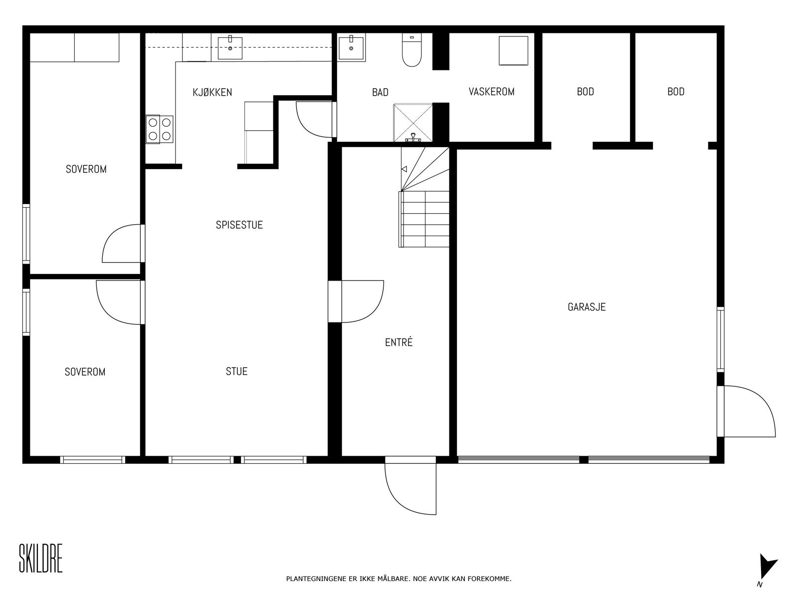 Plantegning Galleribilde